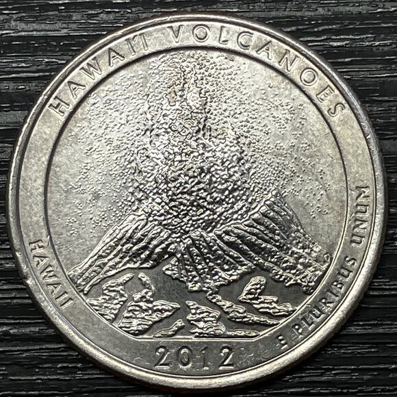 2012-D Hawaii Volcanoes Quarter/Beautiful Frosty Creamy Surface - Picture 11 of 16
